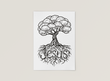 "Rooted in Jesus" Premium Wall Art
